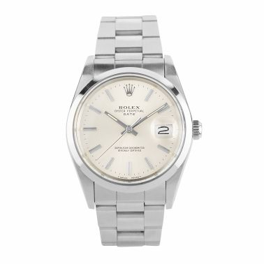 Montre Rolex Oyster Perpetual Date 15000 automatique 34 mm 1988