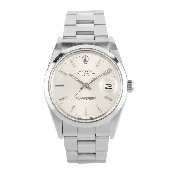 Montre Rolex Oyster Perpetual Date 15000 automatique 34 mm 1988