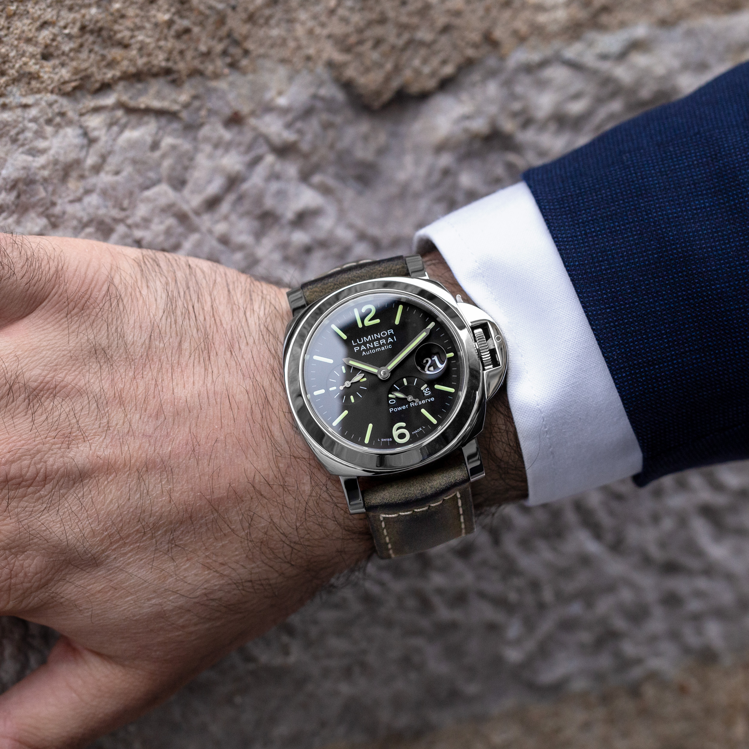 Panerai Luminor Power Reserve Automatic Acciaoio PAM 1090 automatic 44 mm Full Set 2018