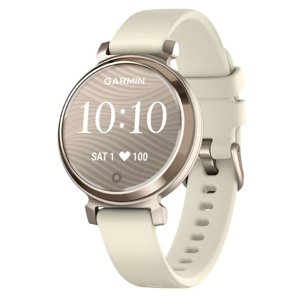 Garmin Lily 2 Cream Gold Watch silicone bracelet 35.4 mm