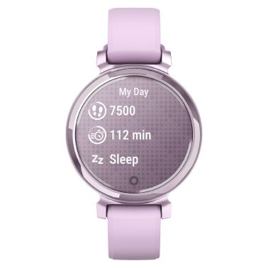 Montre Garmin Lily 2 Metallic Lilac bracelet silicone 35,4 mm