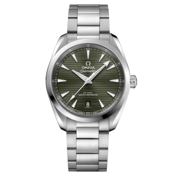 Omega Seamaster Aqua Terra 150m Co-Axial Master Chronometer green dial steel bracelet 38 mm