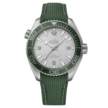 Omega Seamaster Planet Ocean 600m Co-Axial Master Chronometer grey steel rubber strap 43,5 mm