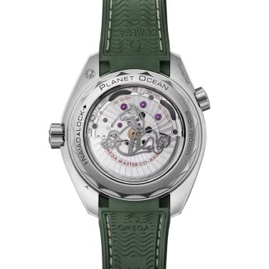 Omega Seamaster Planet Ocean 600m Co-Axial Master Chronometer grey steel rubber strap 43,5 mm