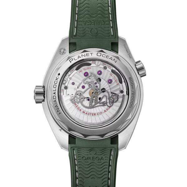Omega Seamaster Planet Ocean 600m Co-Axial Master Chronometer grey steel rubber strap 43,5 mm