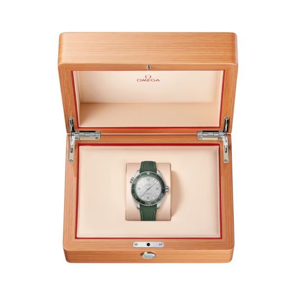 Omega Seamaster Planet Ocean 600m Co-Axial Master Chronometer grey steel rubber strap 43,5 mm