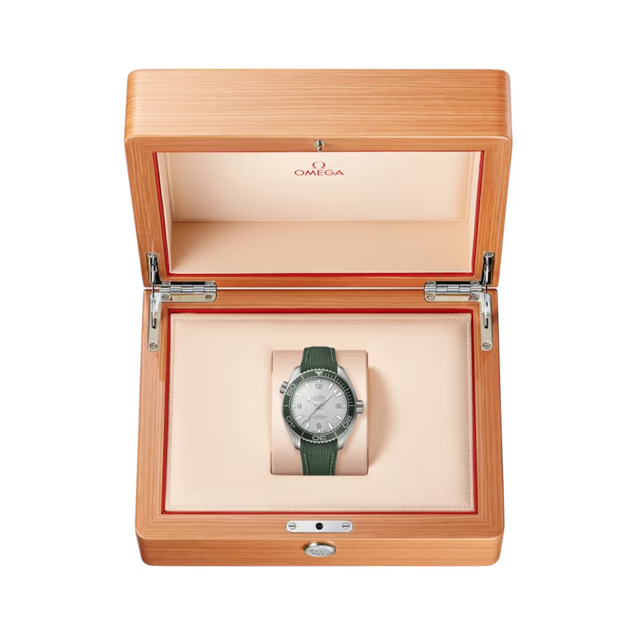 Omega Seamaster Planet Ocean 600m Co-Axial Master Chronometer grey steel rubber strap 43,5 mm