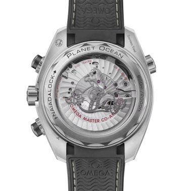 Omega Seamaster Planet Ocean 600m Chronograph Co-Axial Master Chronometer grey dial rubber strap 45,5 mm