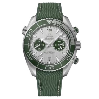 Omega Seamaster Planet Ocean 600m Chronograph Co-Axial Master Chronometer grey steel dial rubber strap 45,5 mm