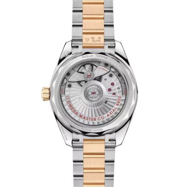 Montre Omega Seamaster Aqua Terra Shades 150m Ladies Acier et Or Moonshine cadran Or bracelet acier 34 mm