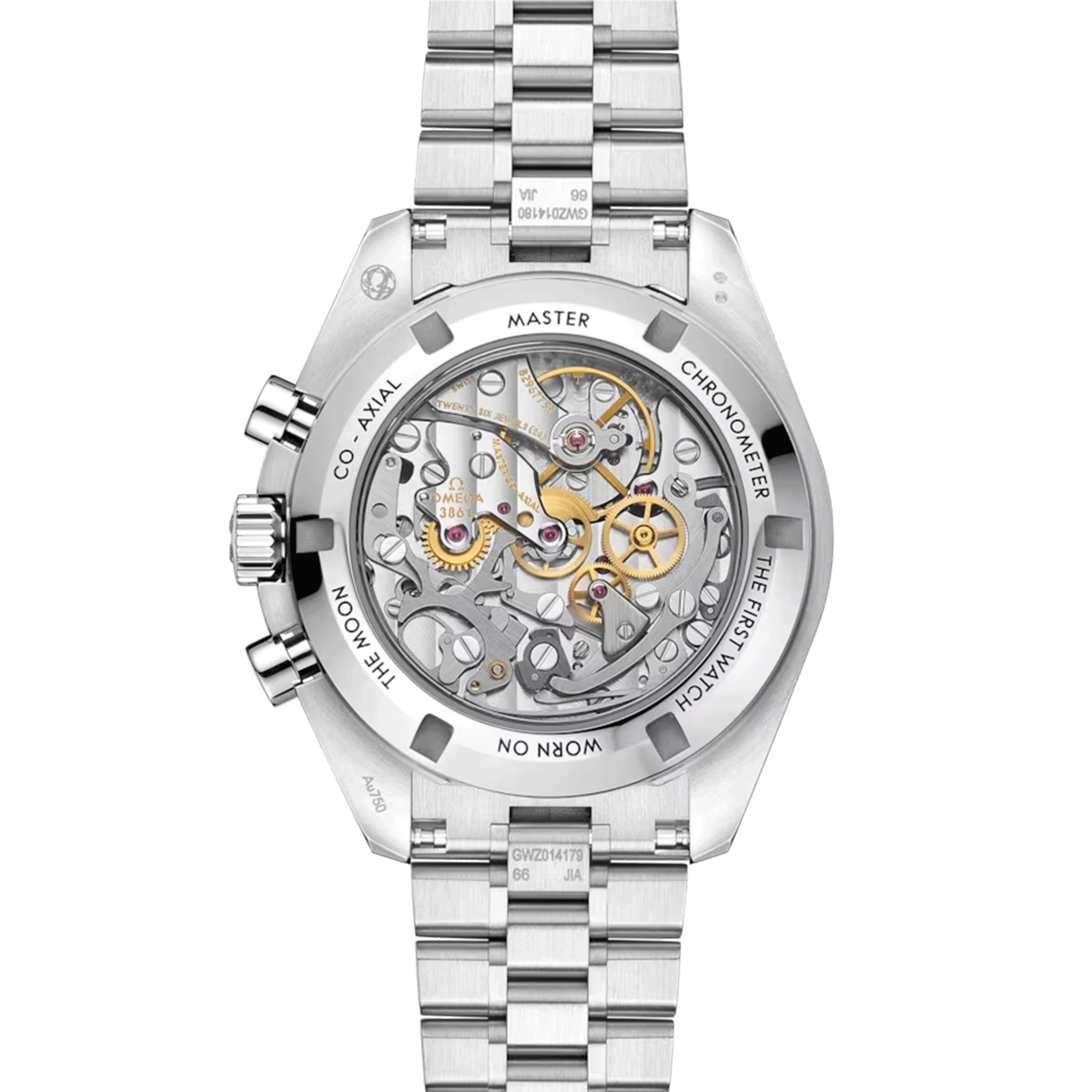 Omega Speedmaster Moonwatch Professional Chronograph Co-Axial Master Chronometer Canopus gold Diamonds Bezel 42 mm
