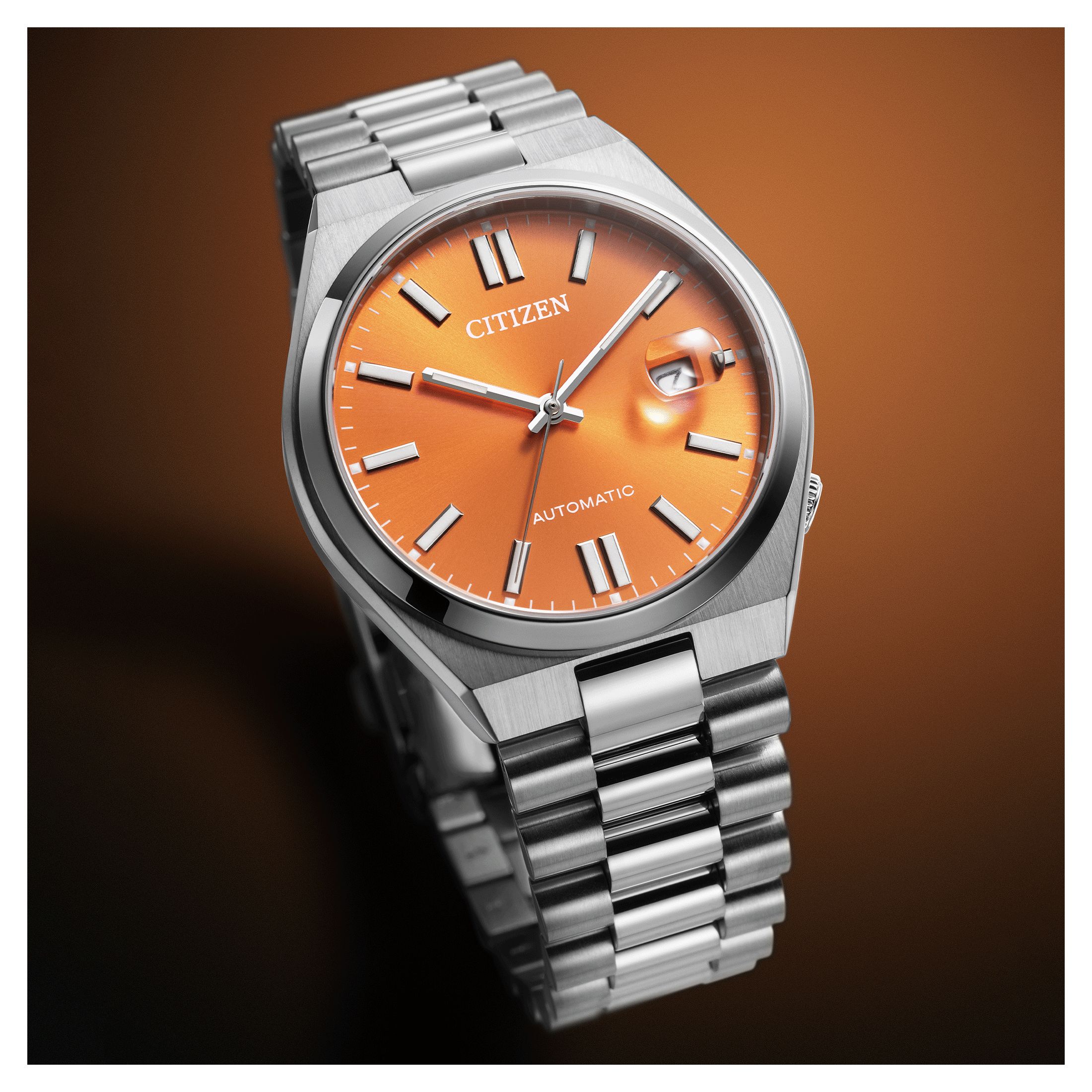 Citizen Tsuyosa Magu orange dial NJ0151-88Z Lepage - Main Image