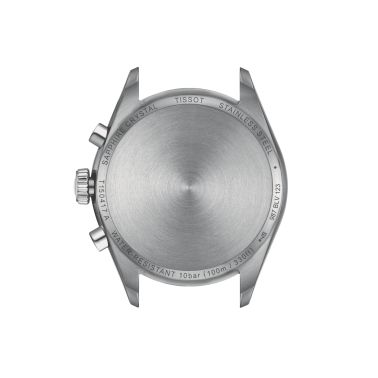 Tissot T-Classic PR 100 Chronograph quartz watch blue dial steel bracelet 40 mm T150.417.11.041.00