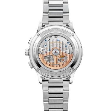 Jaeger-LeCoultre Master Control Chronograph Calendar automatic blue dial steel bracelet 40 mm