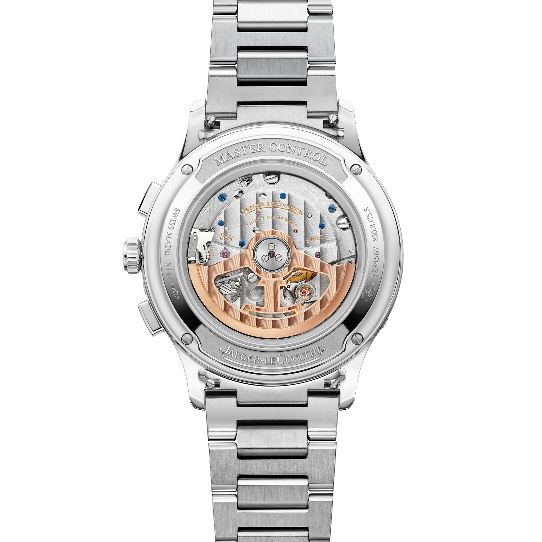 Jaeger-LeCoultre Master Control Chronograph Calendar automatic blue dial steel bracelet 40 mm