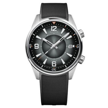 Jaeger-LeCoultre Polaris Date automatic grey lacquered dial rubber strap 42 mm