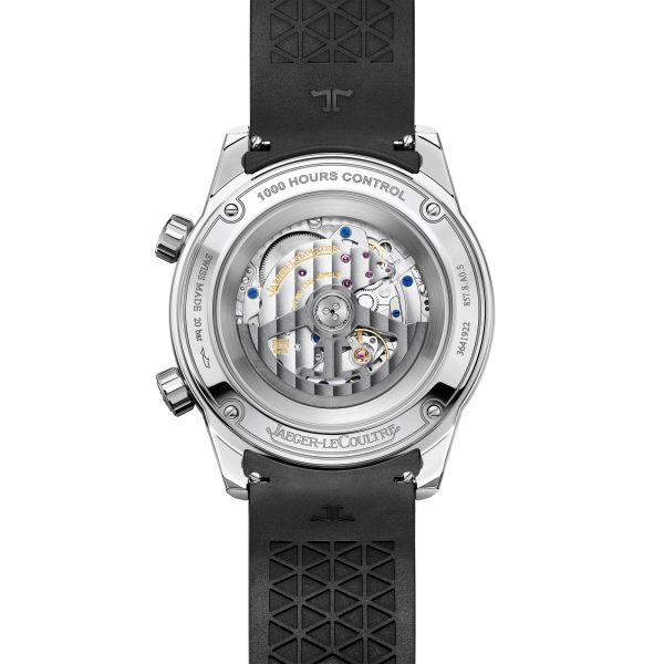 Jaeger-LeCoultre Polaris Date automatic grey lacquered dial rubber strap 42 mm