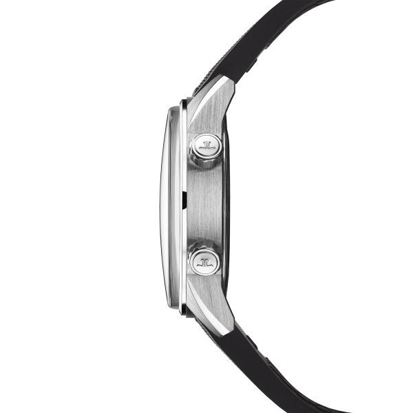 Jaeger-LeCoultre Polaris Date automatic grey lacquered dial rubber strap 42 mm