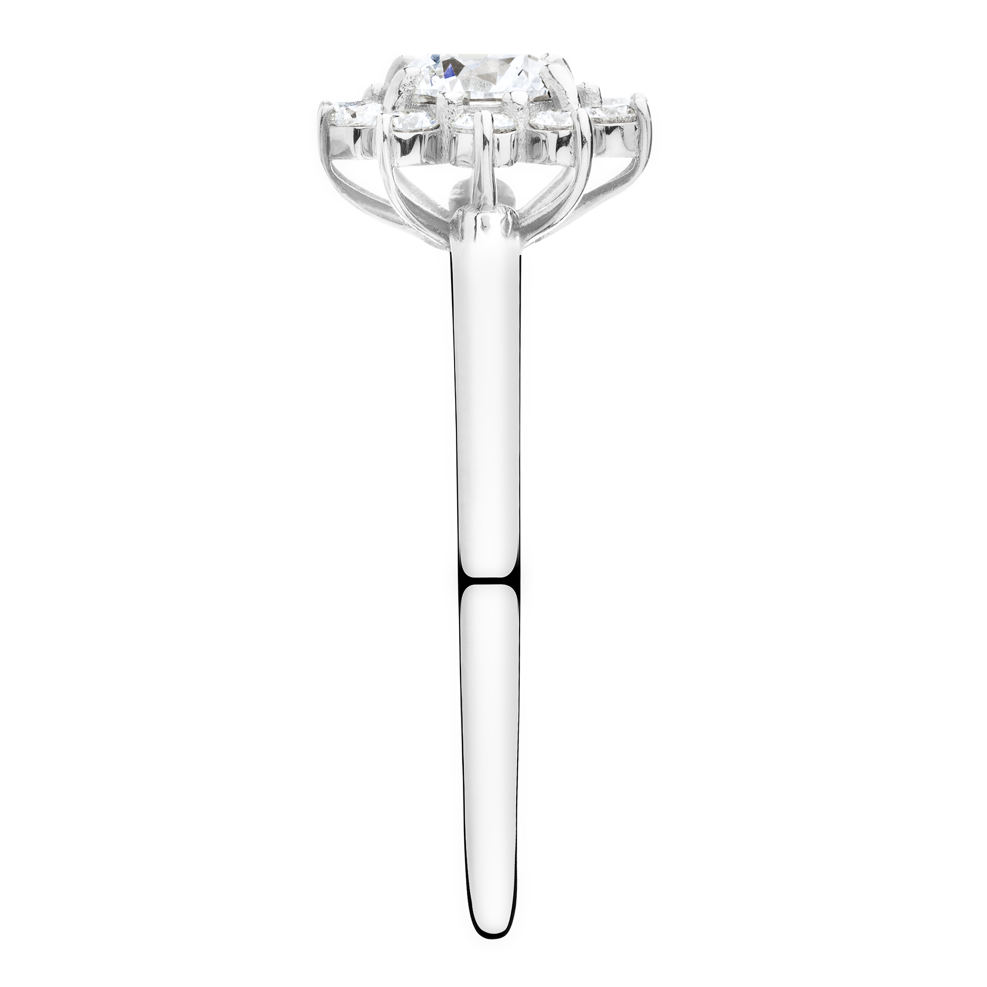 Lepage Marguerite ring in white gold and diamonds