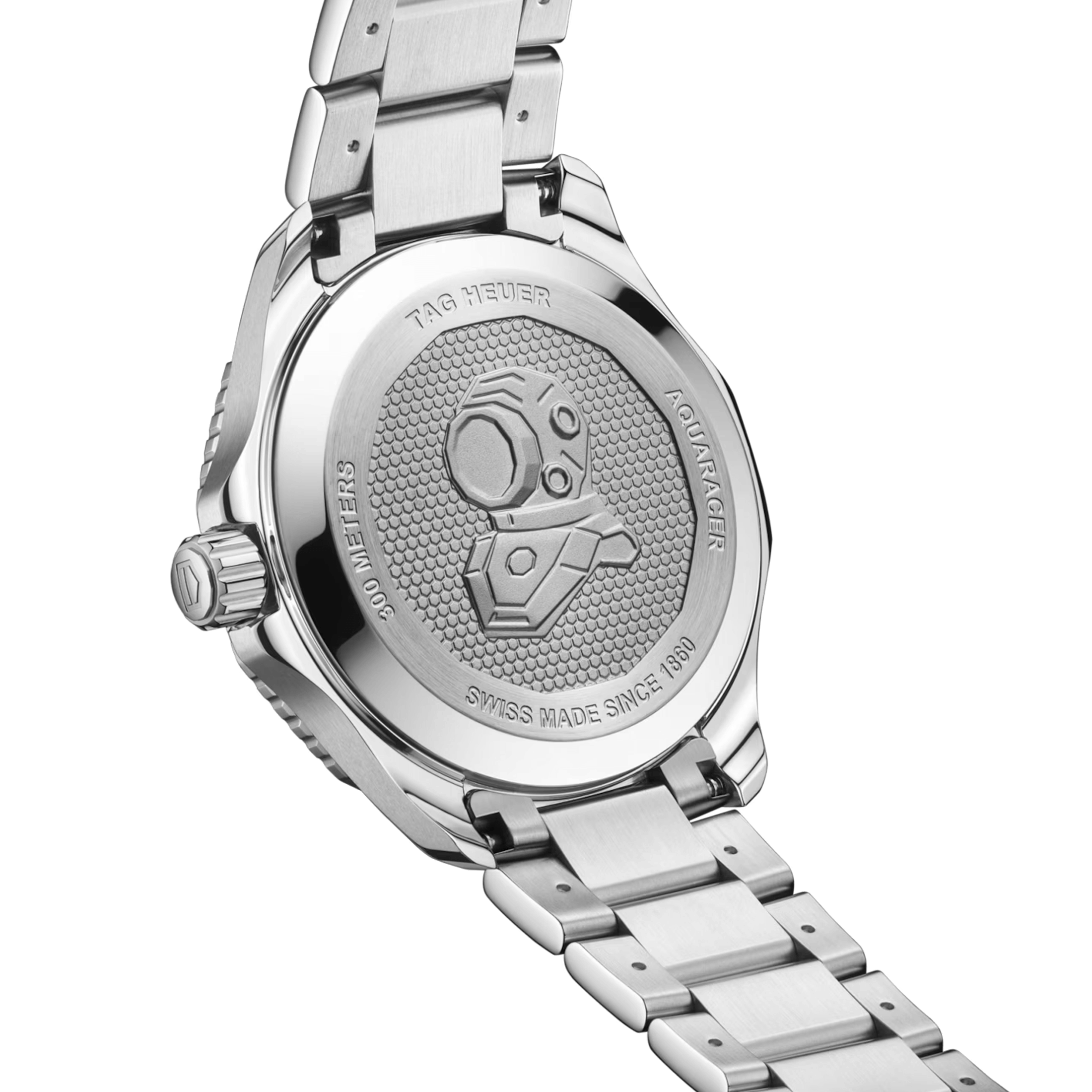 TAG Heuer Aquaracer Professional 300 GMT automatic watch blue dial steel bracelet 42 mm