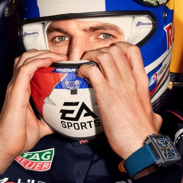 TAG Heuer Monaco Skeleton Chronograph "The Dark Blue" automatic leather and rubber strap 39 mm