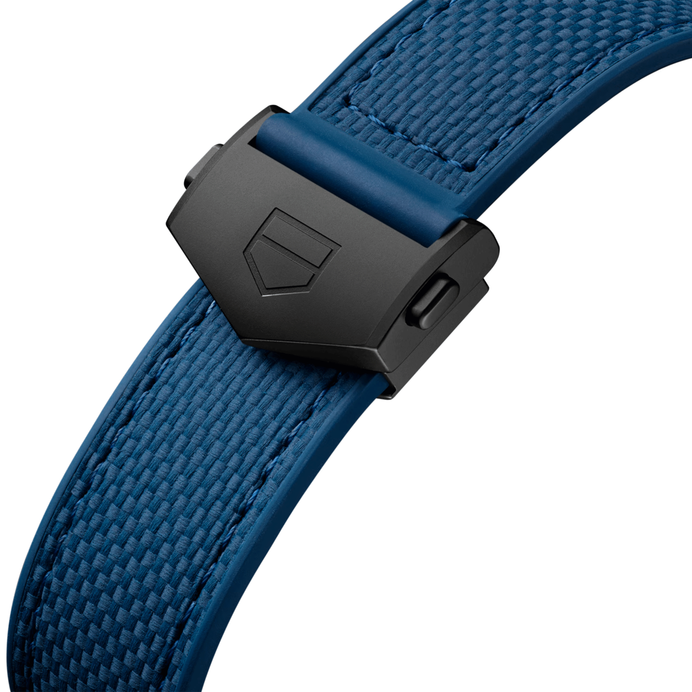 Montre TAG Heuer Monaco Skeleton Chronograph "The Dark Blue" automatique cadran squelette cuir et caoutchouc 39 mm