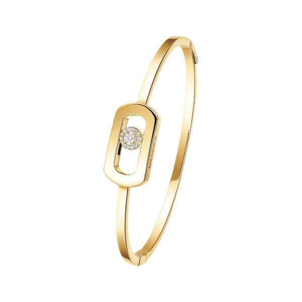 Jonc Messika So Move en or jaune et diamants
