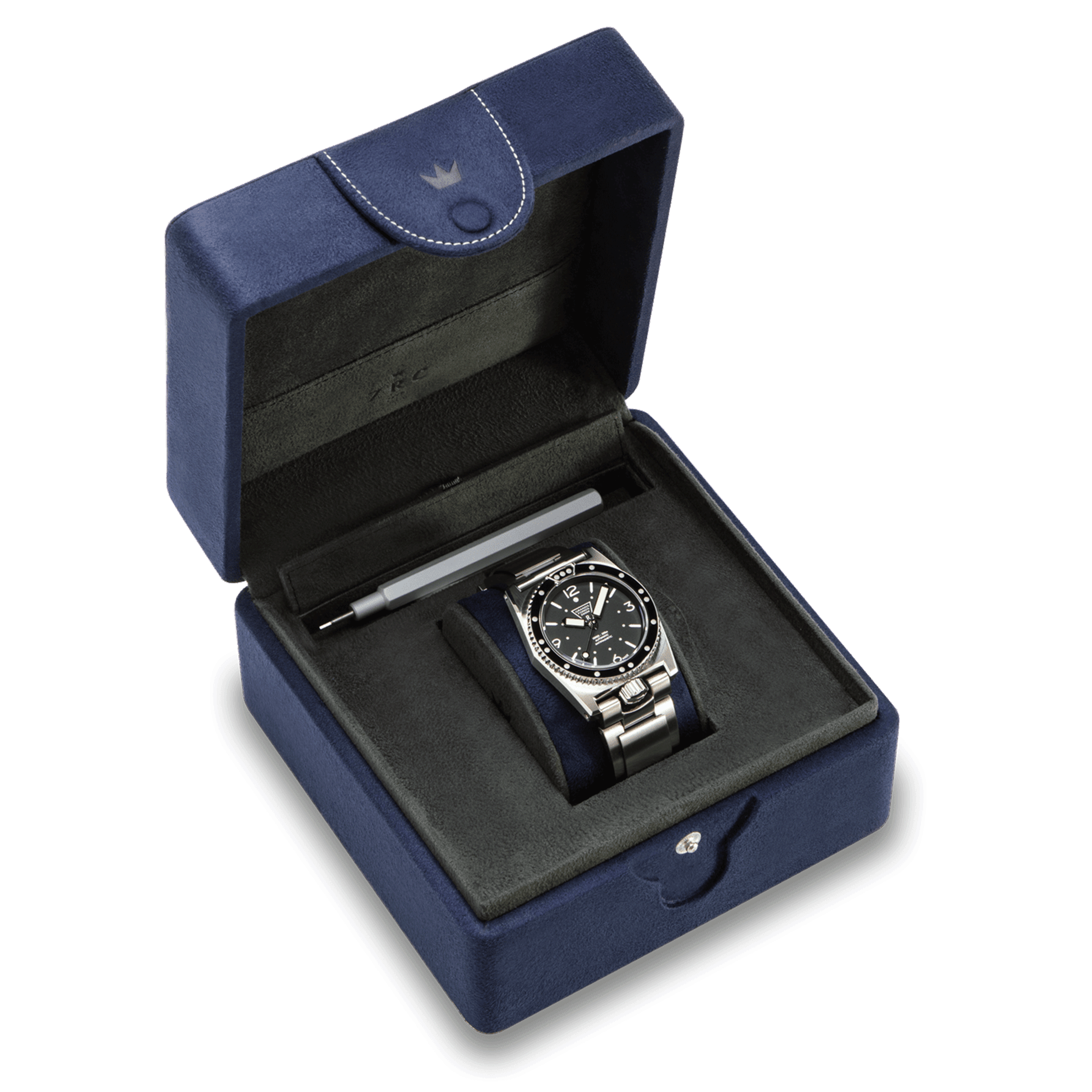ZRC Grands Fonds 300 MN64 Réédition automatic steel bracelet 41,5 mm