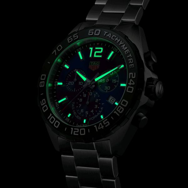 TAG Heuer Formula 1 Colors quartz watch blue dial steel bracelet 43 mm