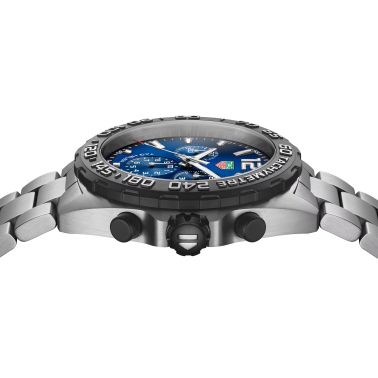 TAG Heuer Formula 1 Colors quartz watch blue dial steel bracelet 43 mm