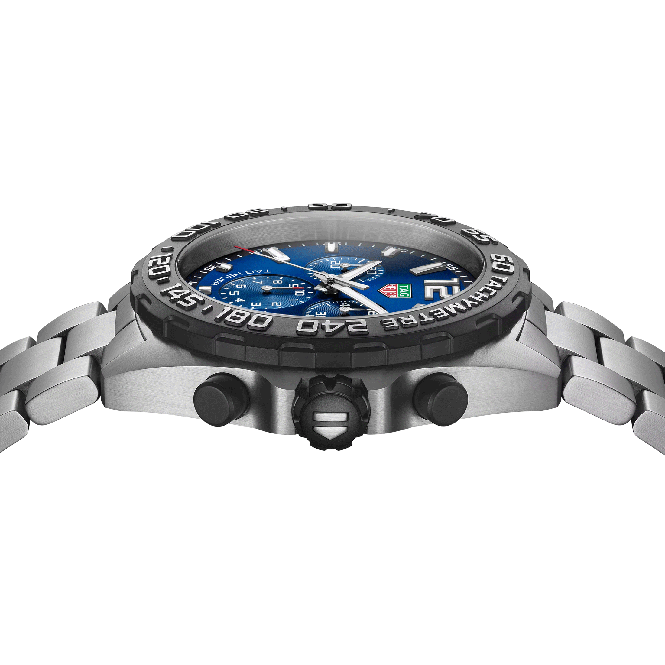 TAG Heuer Formula 1 Colors quartz watch blue dial steel bracelet 43 mm