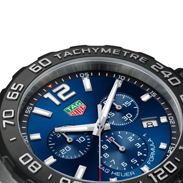 TAG Heuer Formula 1 Colors quartz watch blue dial steel bracelet 43 mm