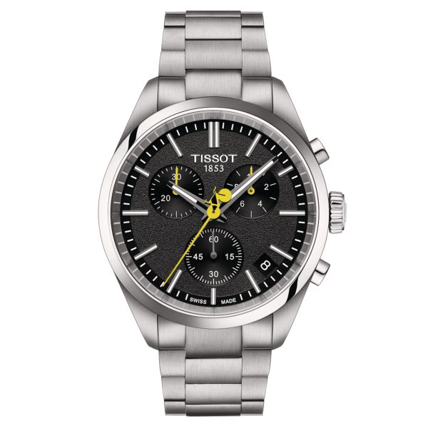 Montre Tissot T-Classic PR 100 Tour de France quartz cadran vert bracelet acier 40 mm T150.417.11.051.00