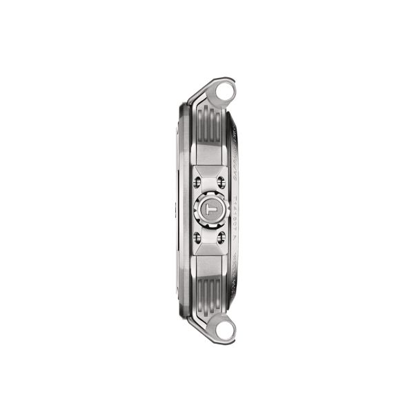 Montre Tissot T-Race Powermatic 80 cadran noir bracelet caoutchouc noir 41 mm T141.807.17.051.00