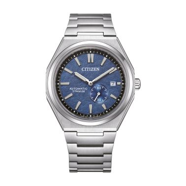 Citizen Super Titanium automatic blue dial titanium bracelet 40,5 mm