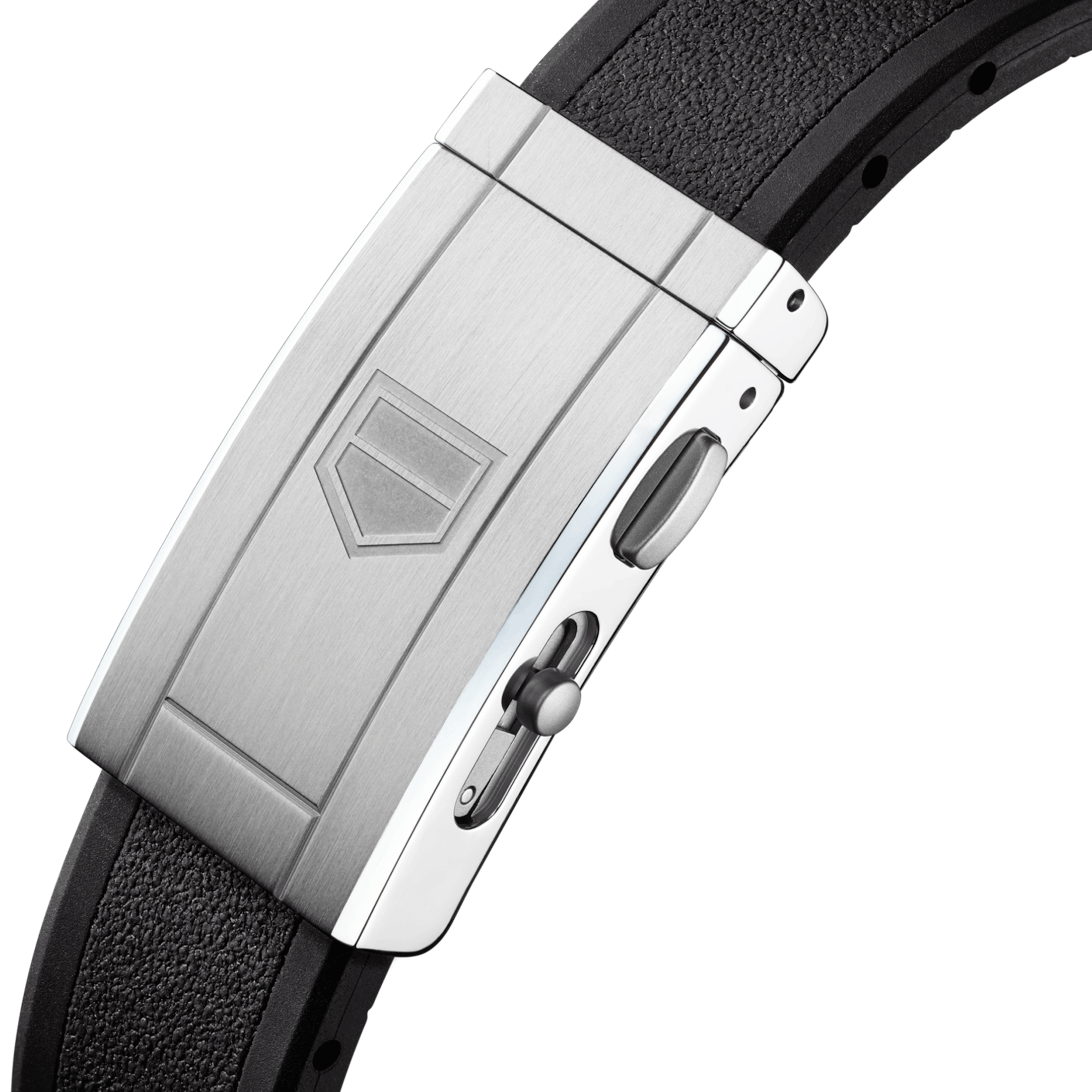 Montre TAG Heuer Aquaracer Professional 300 Date automatique cadran noir bracelet caoutchouc noir 42 mm WBP5110.FT6257