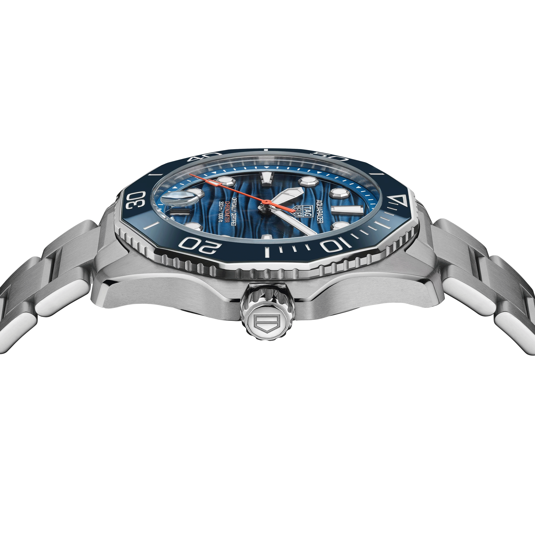 Montre TAG Heuer Aquaracer Professional 300 Date automatique cadran bleu 42 mm WBP5111.BA0013