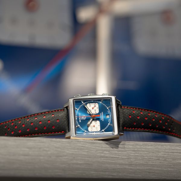 Montre TAG Heuer Monaco "McQueen Dial" automatique 38 mm 