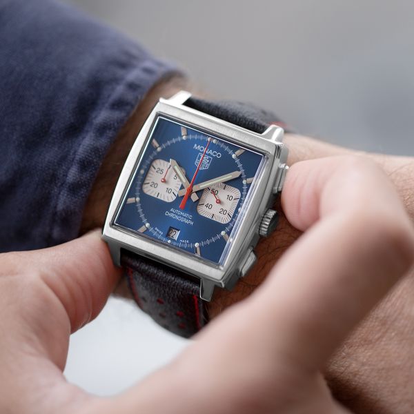 Montre TAG Heuer Monaco "McQueen Dial" automatique 38 mm 