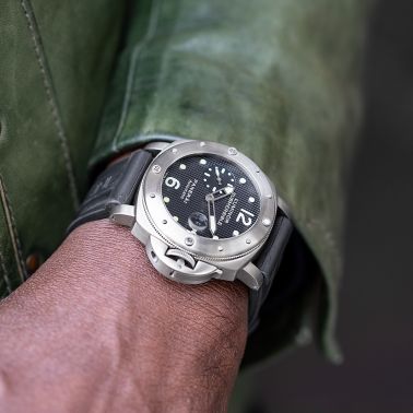 Montre Panerai Luminor Submersible PAM00025 automatique 44 mm circa 2000