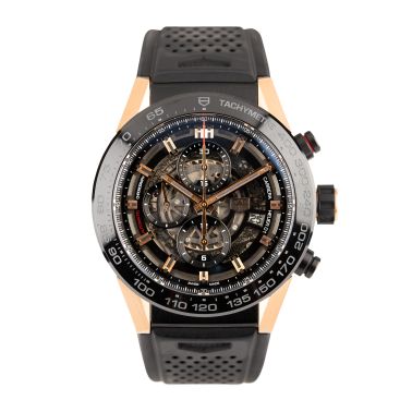 TAG Heuer Carrera Chronograph Heuer 01 Gold & Titanium automatic 45 mm Full Set 2017