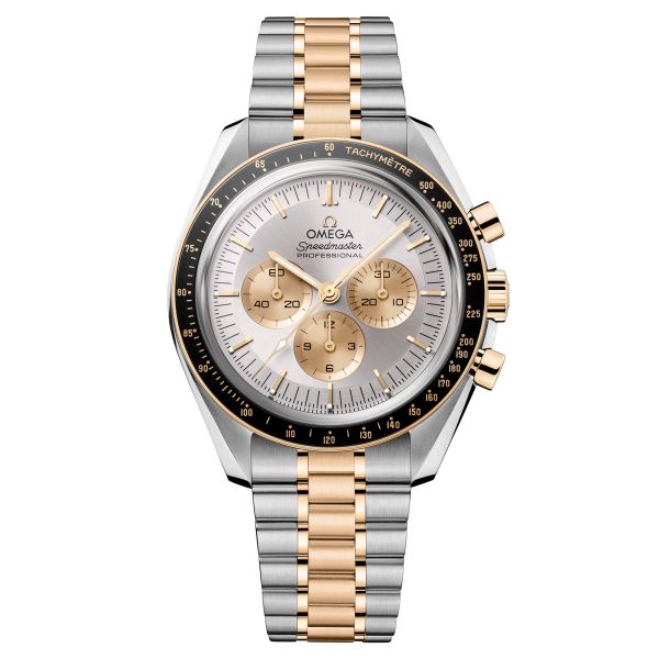Montre Omega Speedmaster Moonwatch Professional Chronographe Bicolore Acier & Or jaune Moonshine 42 mm