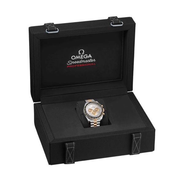 Montre Omega Speedmaster Moonwatch Professional Chronographe Bicolore Acier & Or jaune Moonshine 42 mm