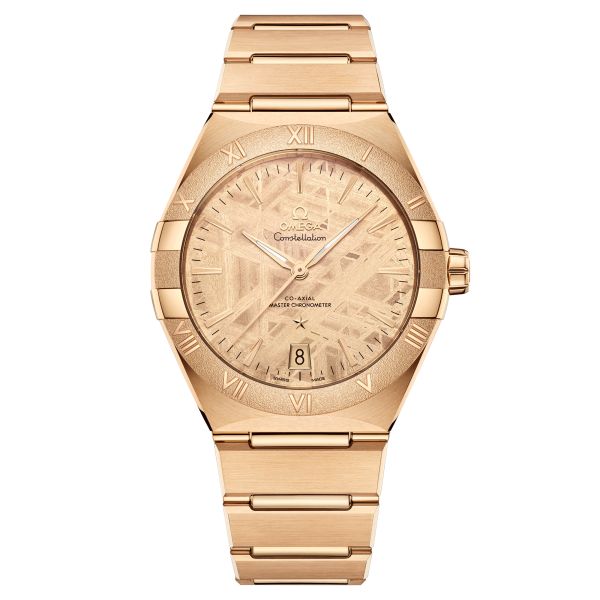 Omega Constellation Meteorite Moonshine Gold gold dial yellow gold bracelet 41 mm
