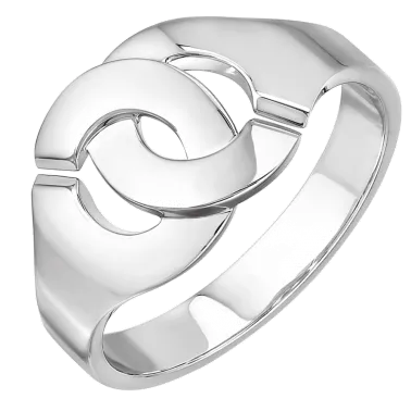 Bague Dinh Van Menottes R10 en or blanc