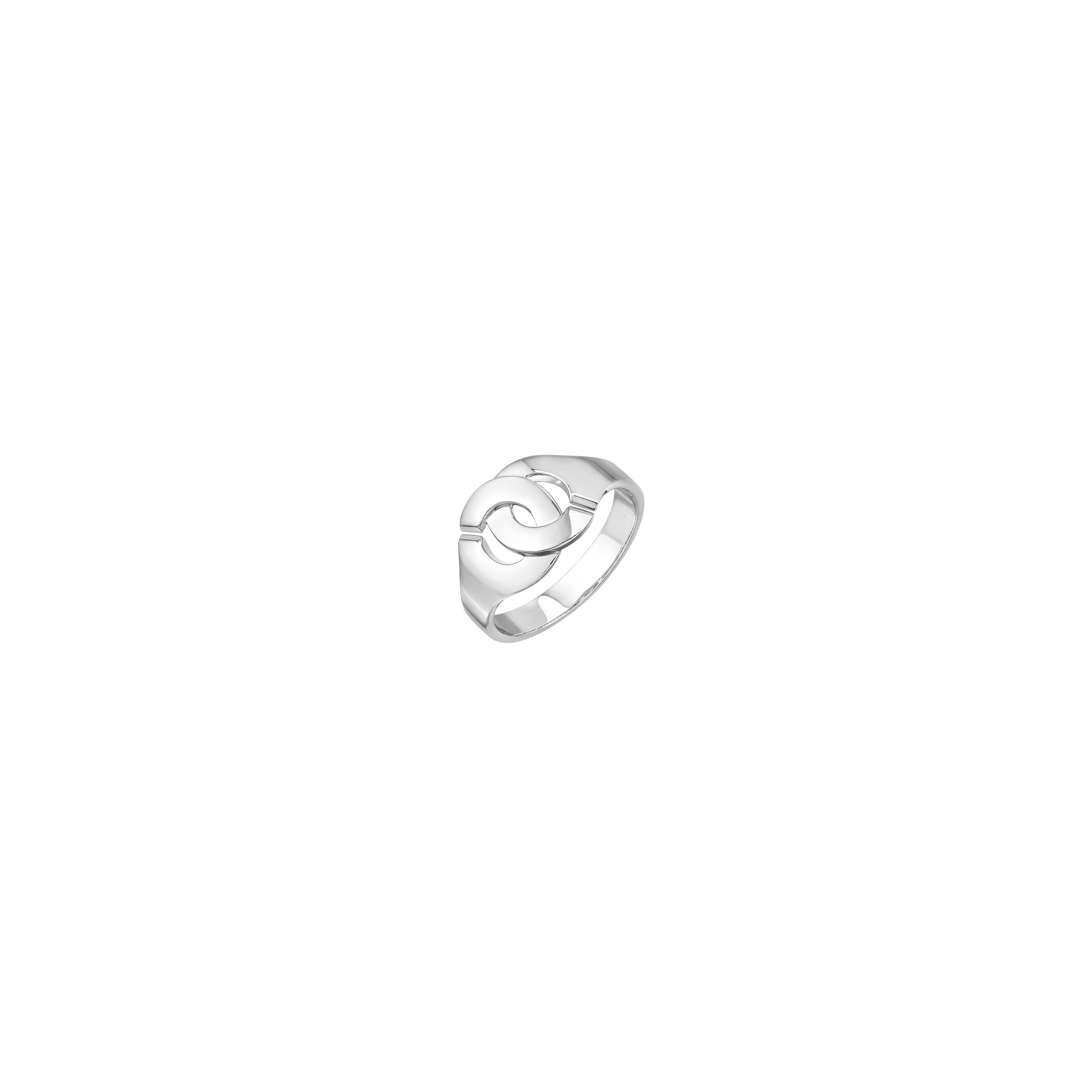 Menottes dinh van R10 ring in white gold 267502 Lepage