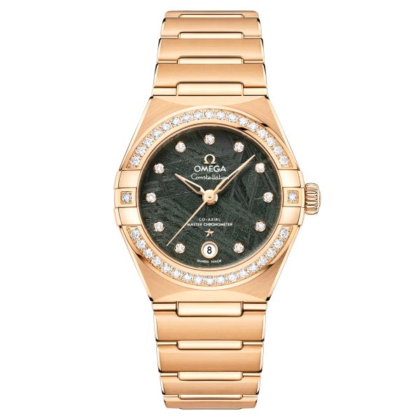 Omega Constellation Meteorite Yellow Gold gold dial yellow gold bracelet 29 mm
