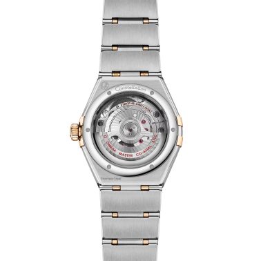 Montre Omega Constellation Météorite automatique or jaune & acier cadran or bracelet acier 29 mm