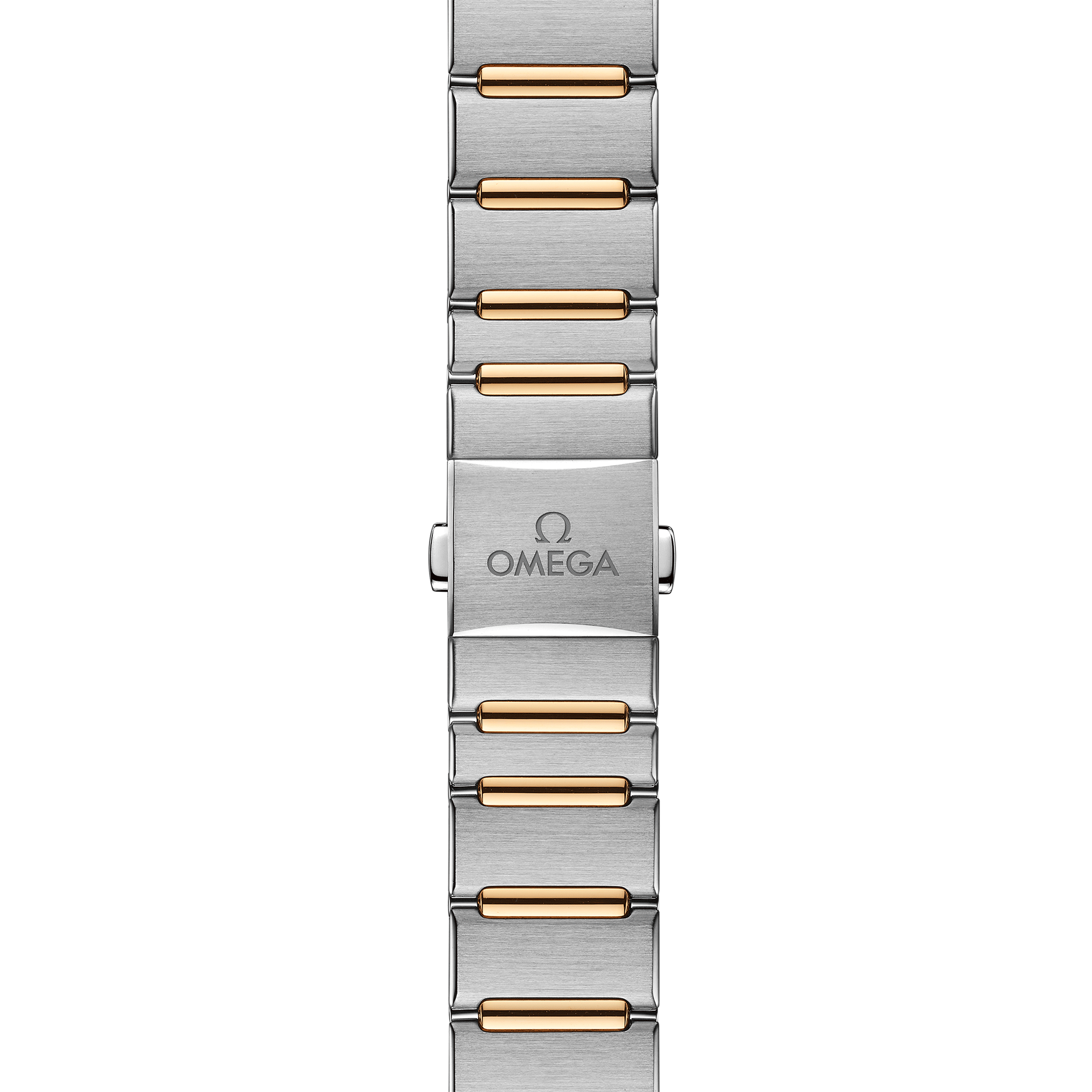 Montre Omega Constellation Météorite automatique or jaune & acier cadran or bracelet acier 29 mm