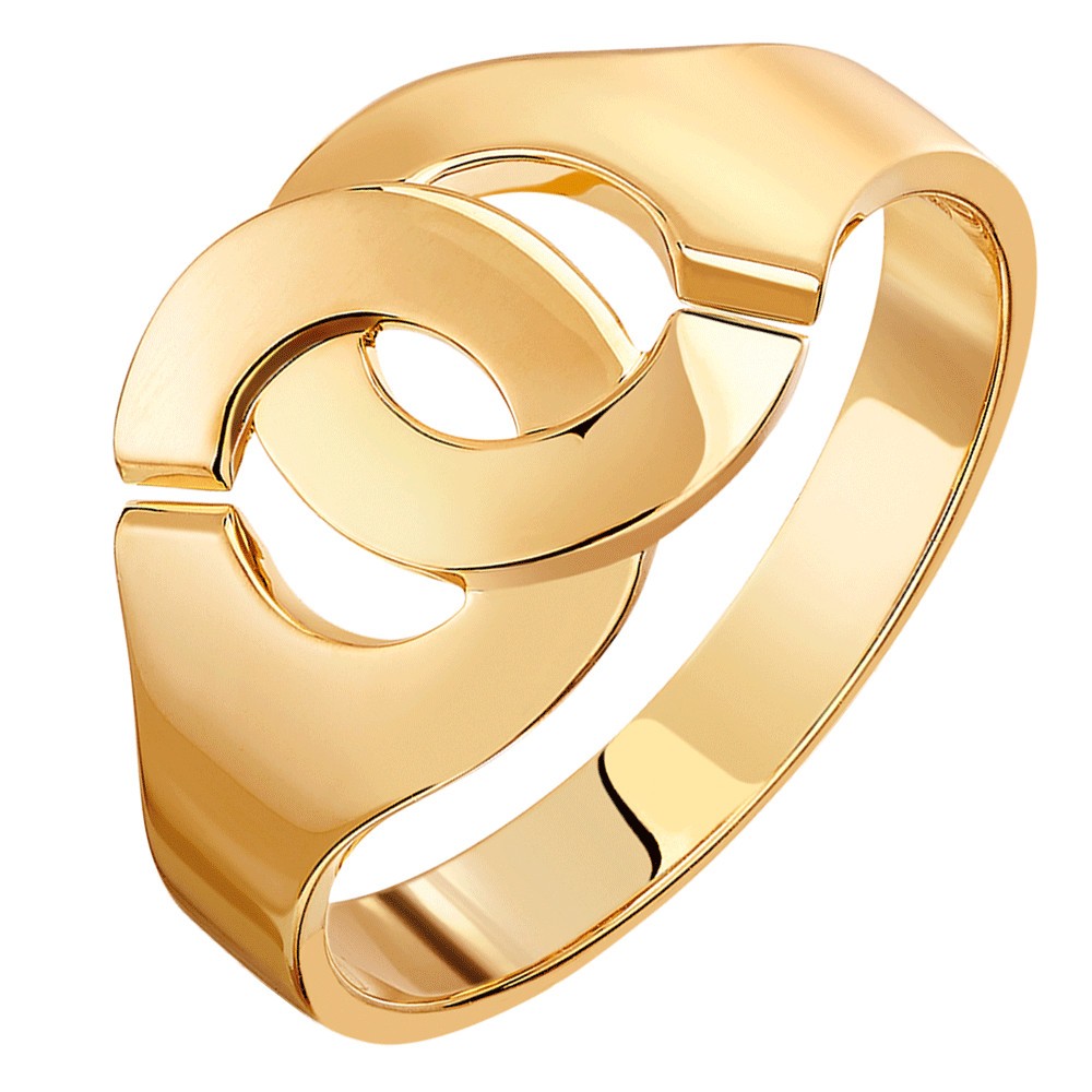 Menottes dinh van R10 ring in yellow gold Lepage